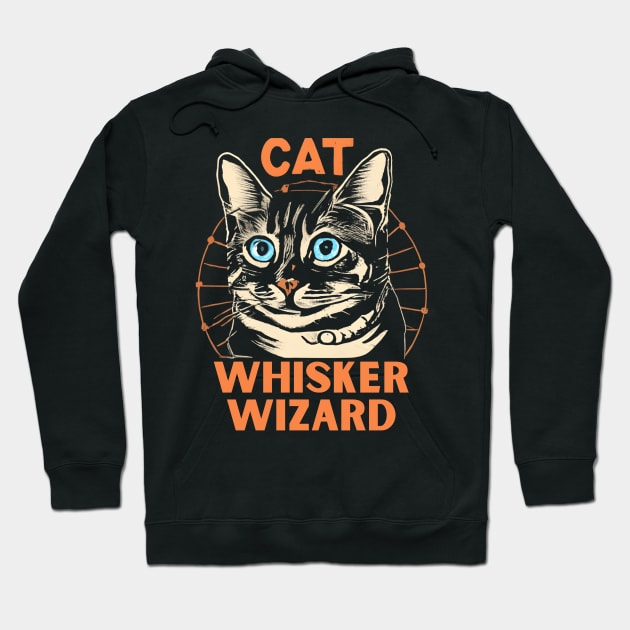 Whiskers cat Hoodie by NomiCrafts